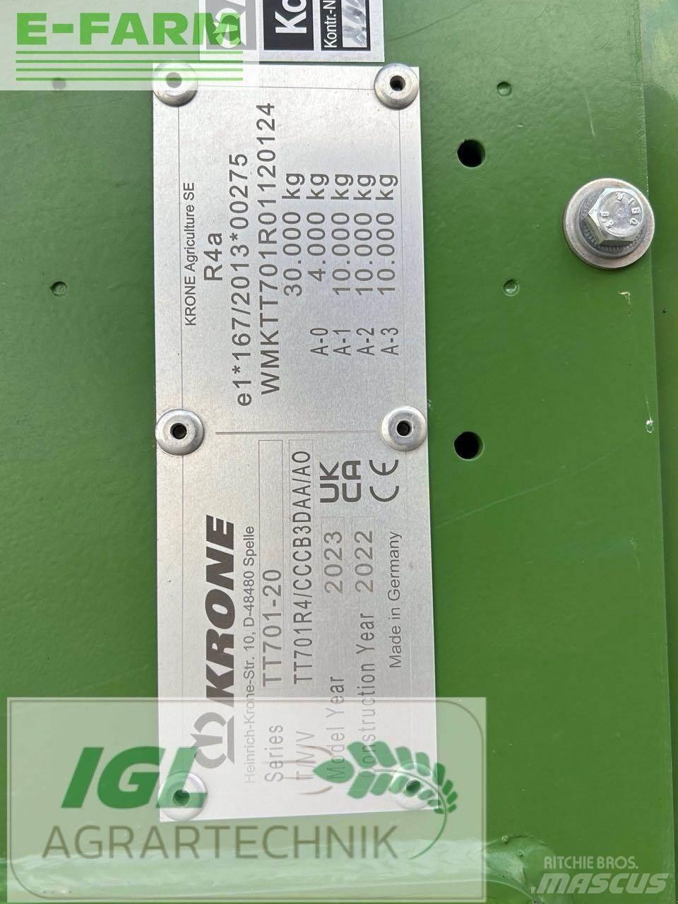 Krone tx 560 Ρυμούλκες σπόρων