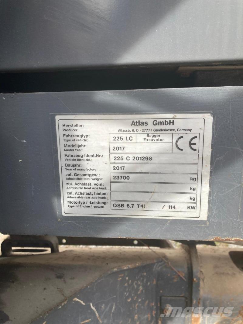 Atlas 225 LC Εκσκαφείς με ερπύστριες