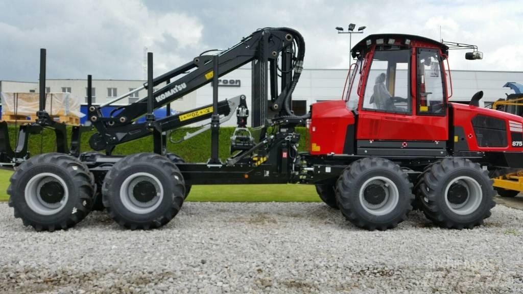 Komatsu 875 Μεταφορείς ξυλείας