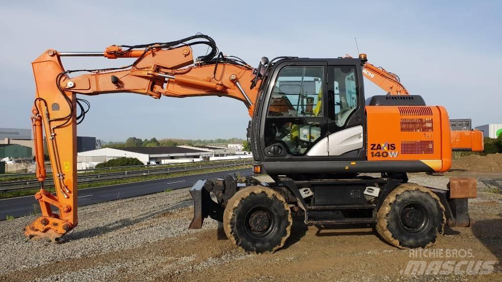 Hitachi ZX140W-5B Εκσκαφείς με τροχούς - λάστιχα