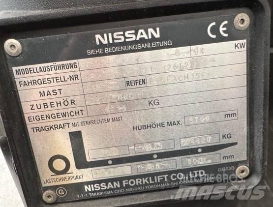 Nissan DX50LPG Περονοφόρα ανυψωτικά κλαρκ με φυσικό αέριο LPG
