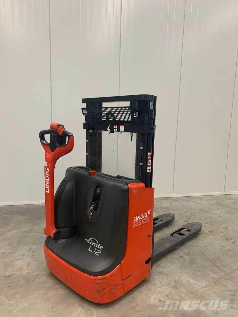 Linde L12 Παλετοφόρα πεζού χειριστή με ιστό