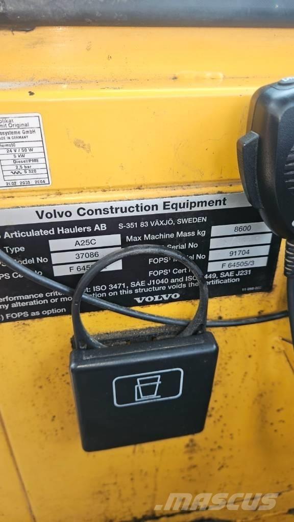Volvo A 25 C Σπαστό Dump Truck ADT