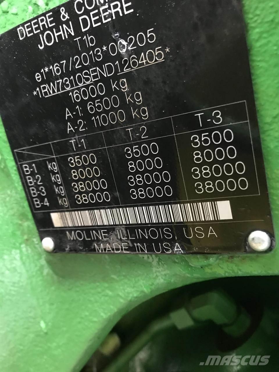 John Deere 7R 310 Τρακτέρ