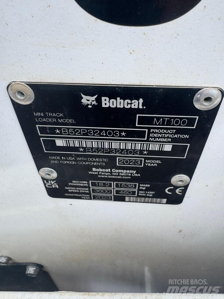Bobcat MT 100 Φορτωτές με ερπύστριες