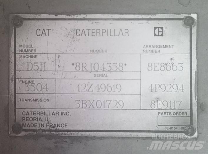 CAT D 5 H Μπουλντόζες με ερπύστριες