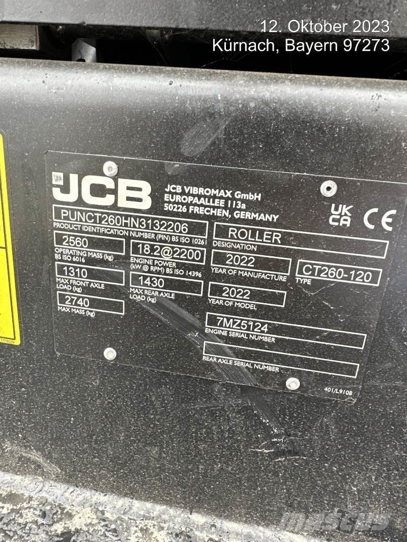 JCB CT260-120 Οδοστρωτήρες