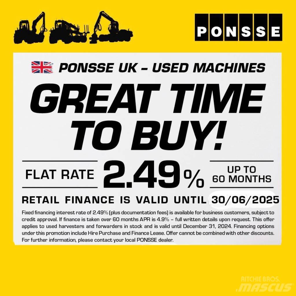 Ponsse Bear 8W Θεριζοαλωνιστικές μηχανές