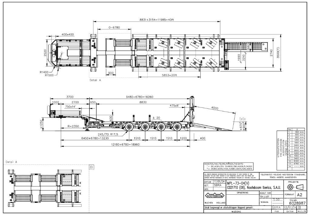 Nooteboom MPL-73-04V Ημιρυμούλκες με χαμηλό δάπεδο