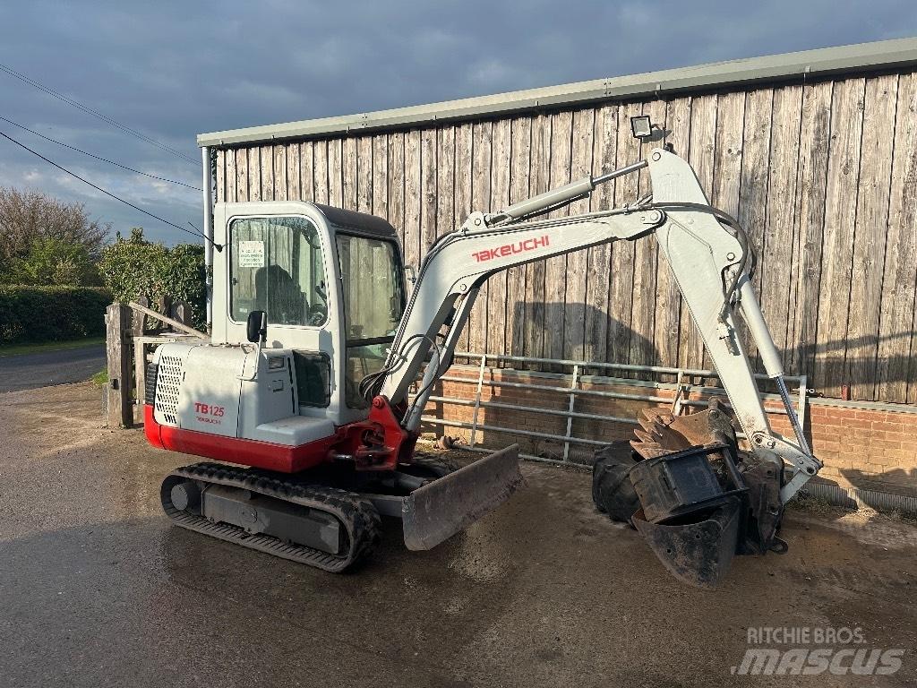 Takeuchi TB 125 Εκσκαφάκι (διαβολάκι) < 7t