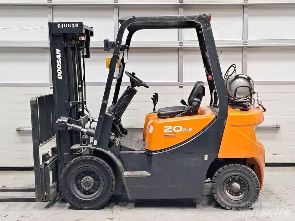 Doosan G20GP Περονοφόρα ανυψωτικά κλαρκ με φυσικό αέριο LPG