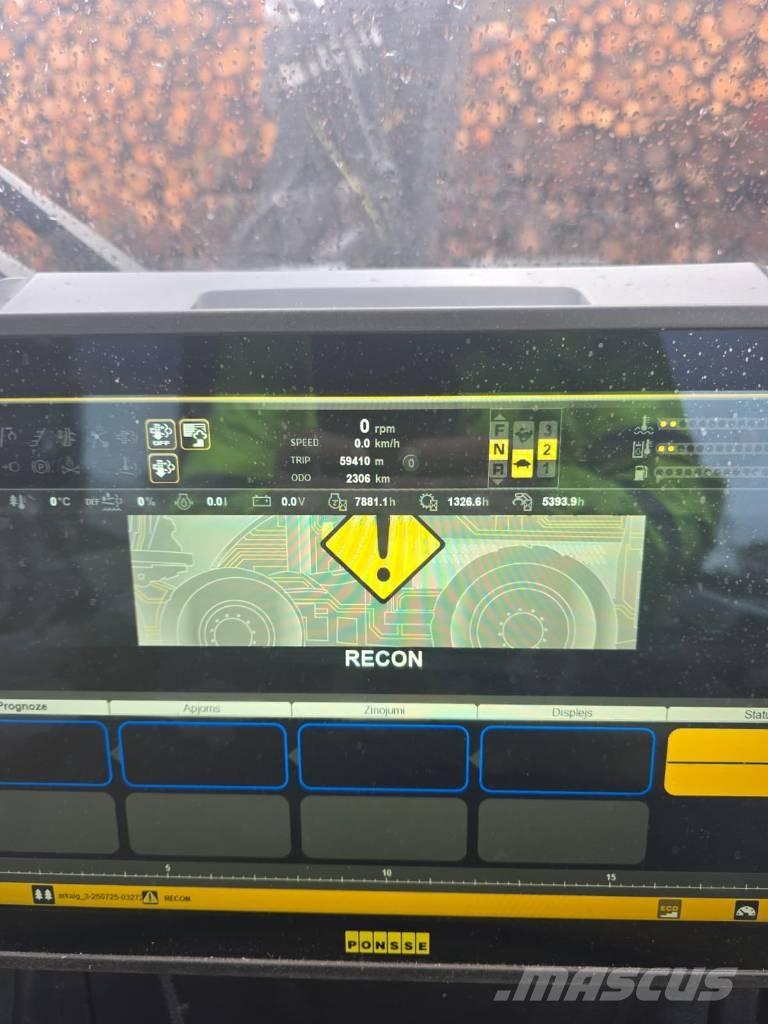 Ponsse Ergo 8W Θεριζοαλωνιστικές μηχανές