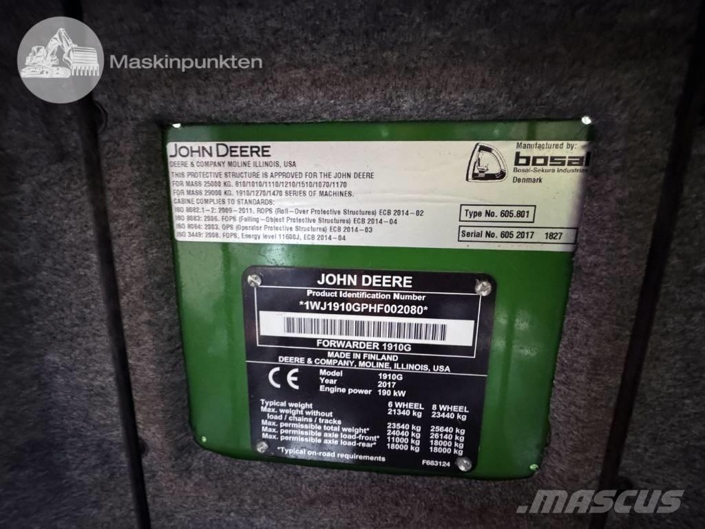 John Deere 1910 G Μεταφορείς ξυλείας