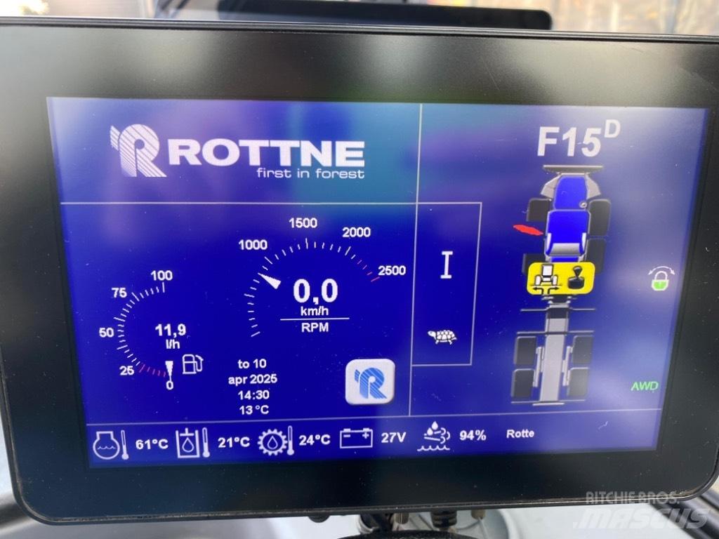 Rottne F15D Μεταφορείς ξυλείας