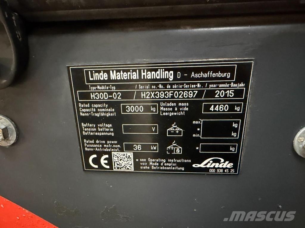 Linde H30D-02 Πετρελαιοκίνητα Κλαρκ