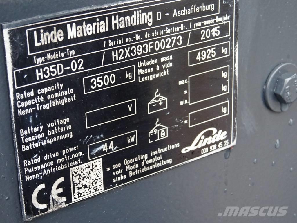 Linde H35D-02 Πετρελαιοκίνητα Κλαρκ