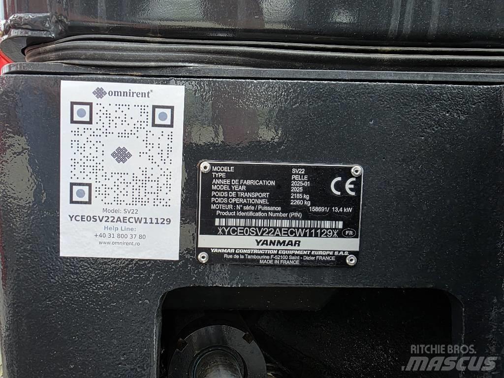 Yanmar SV 22 Εκσκαφάκι (διαβολάκι) < 7t