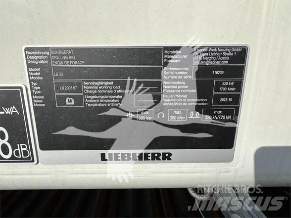 Liebherr LB30 Εξοπλισμός επιφανειακών γεωτρήσεων