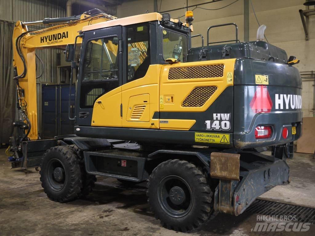 Hyundai HW 140 Εκσκαφείς με τροχούς - λάστιχα