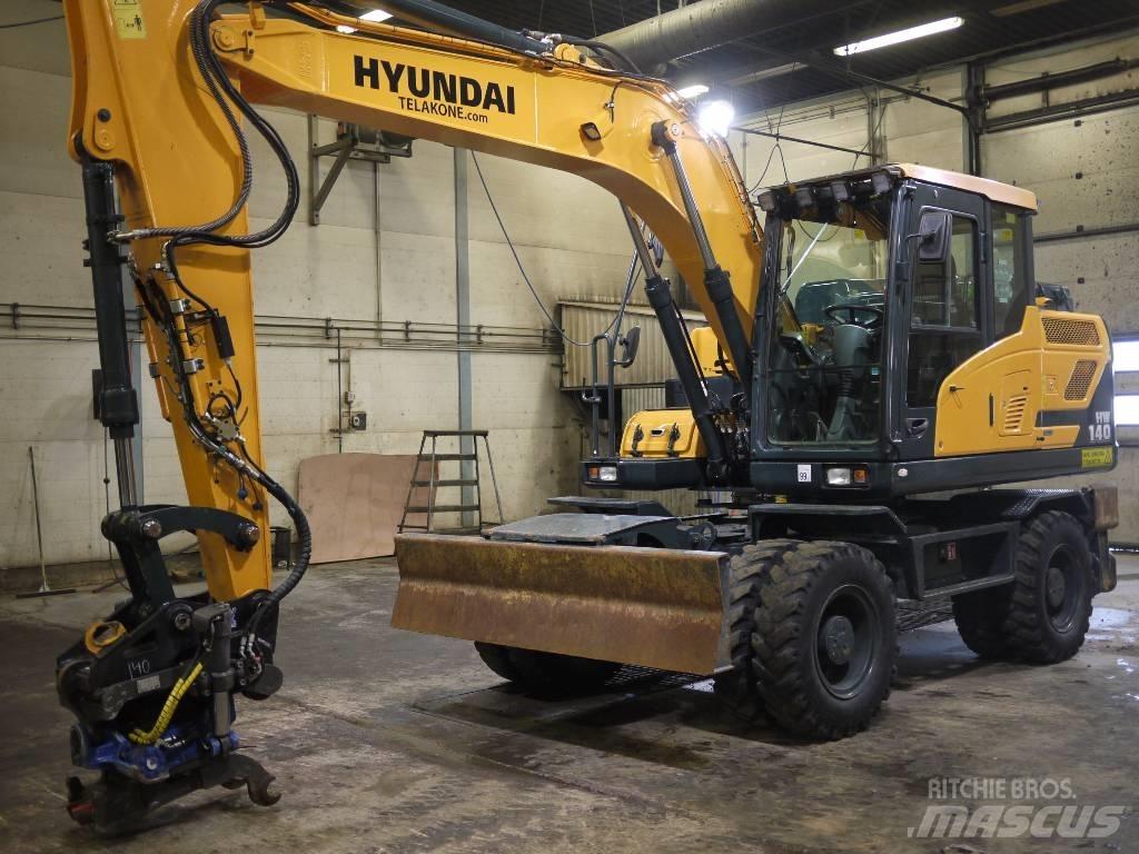 Hyundai HW 140 Εκσκαφείς με τροχούς - λάστιχα