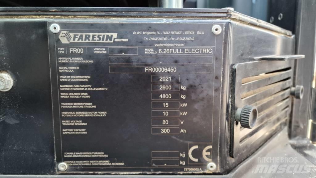 Faresin F6.26 E Τηλεσκοπικοί ανυψωτές