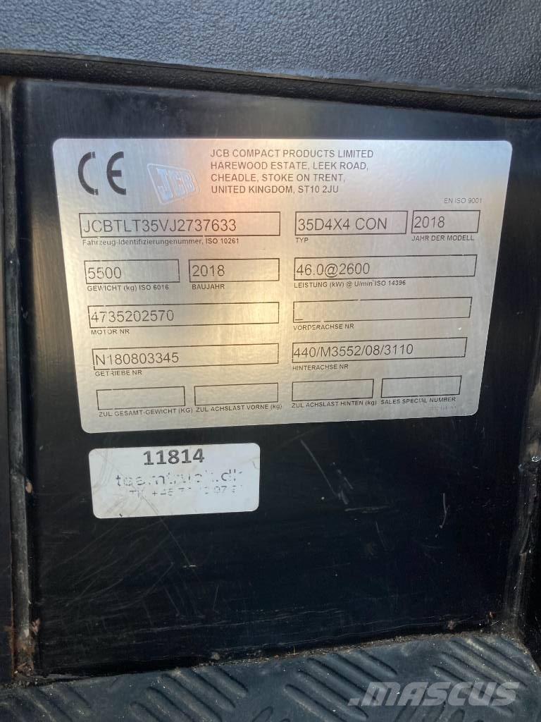 JCB TLT 35 D 4x4 Τηλεσκοπικοί ανυψωτές