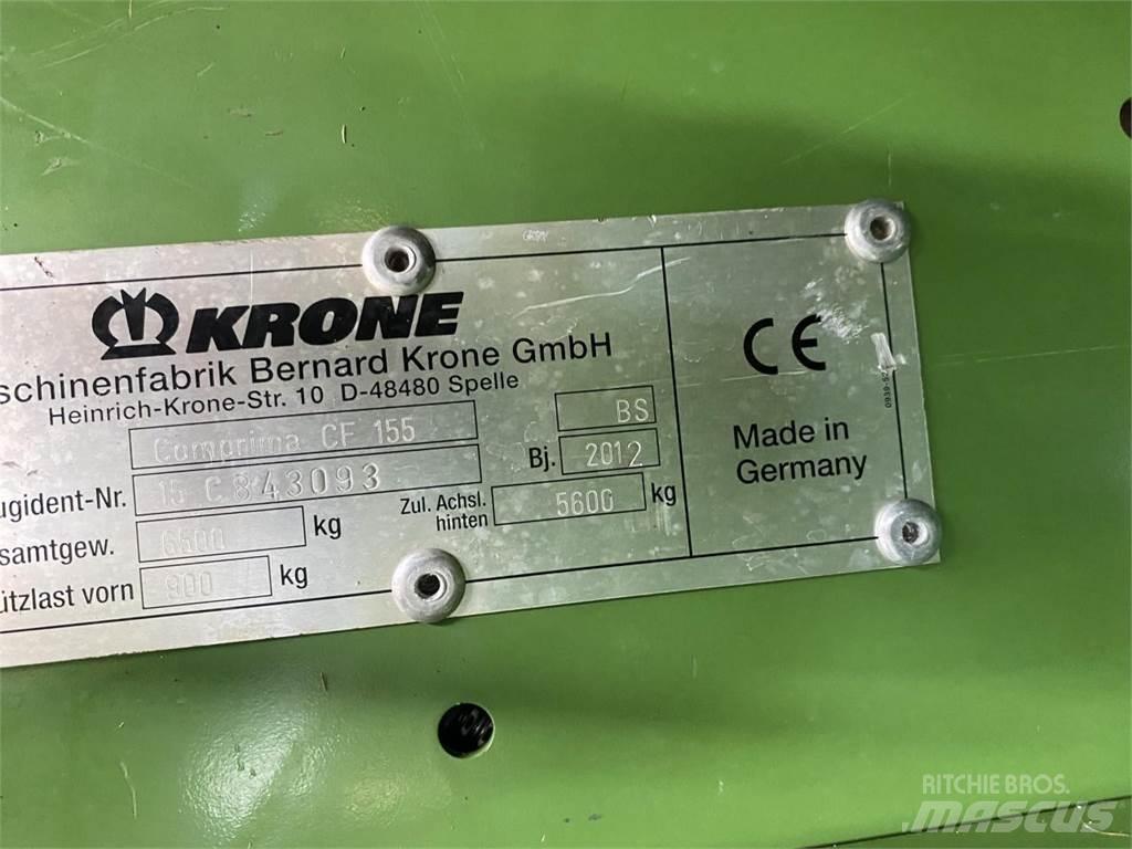 Krone CF 155 XC Πρέσες κυλινδρικών δεμάτων