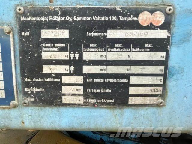 Aichi SR 210 Ανυψωτήρες με αρθρωτό βραχίονα
