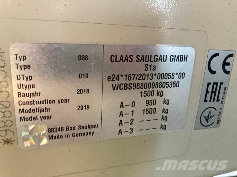 CLAAS Liner 2900 Θεριστικές-χορτοκοπτικές μηχανές