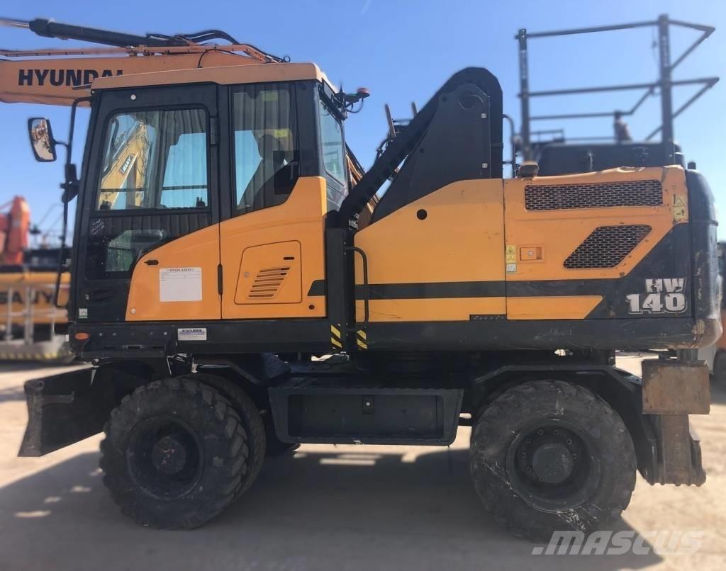 Hyundai HW140 Εκσκαφείς με τροχούς - λάστιχα