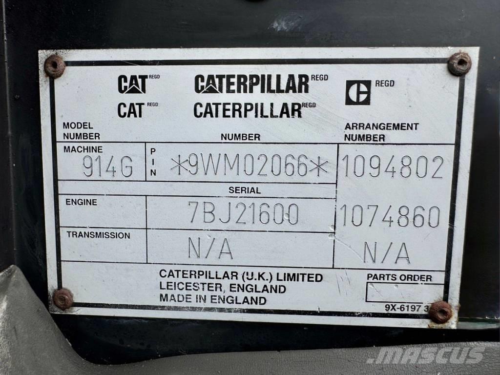 CAT 914 G Φορτωτές με λάστιχα (Τροχοφόροι)