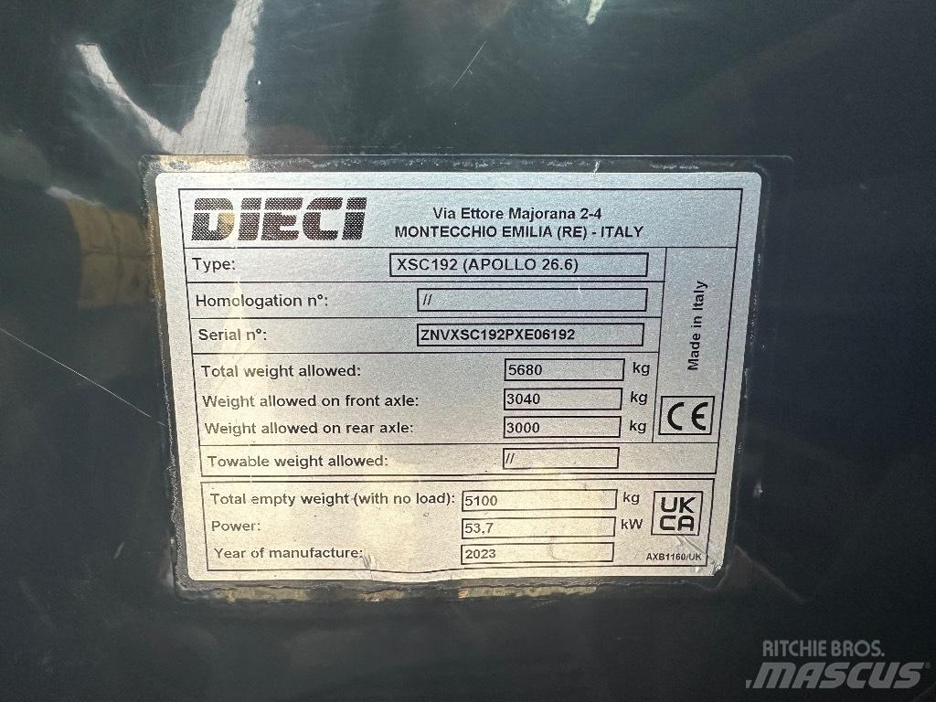 Dieci Apollo 26.6 Τηλεσκοπικοί ανυψωτές