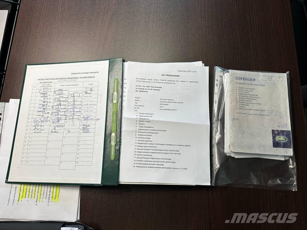 Land Rover Defender Γερανοί ανώμαλου εδάφους