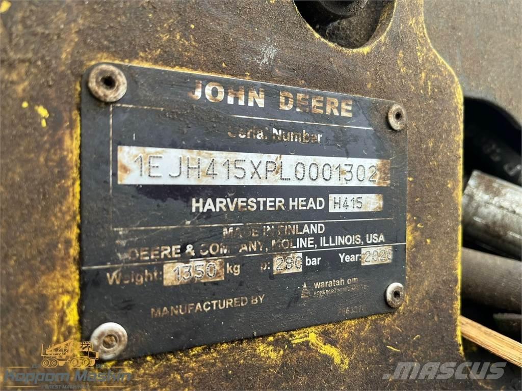 John Deere H415 Κεφαλές συλλεκτικών μηχανών
