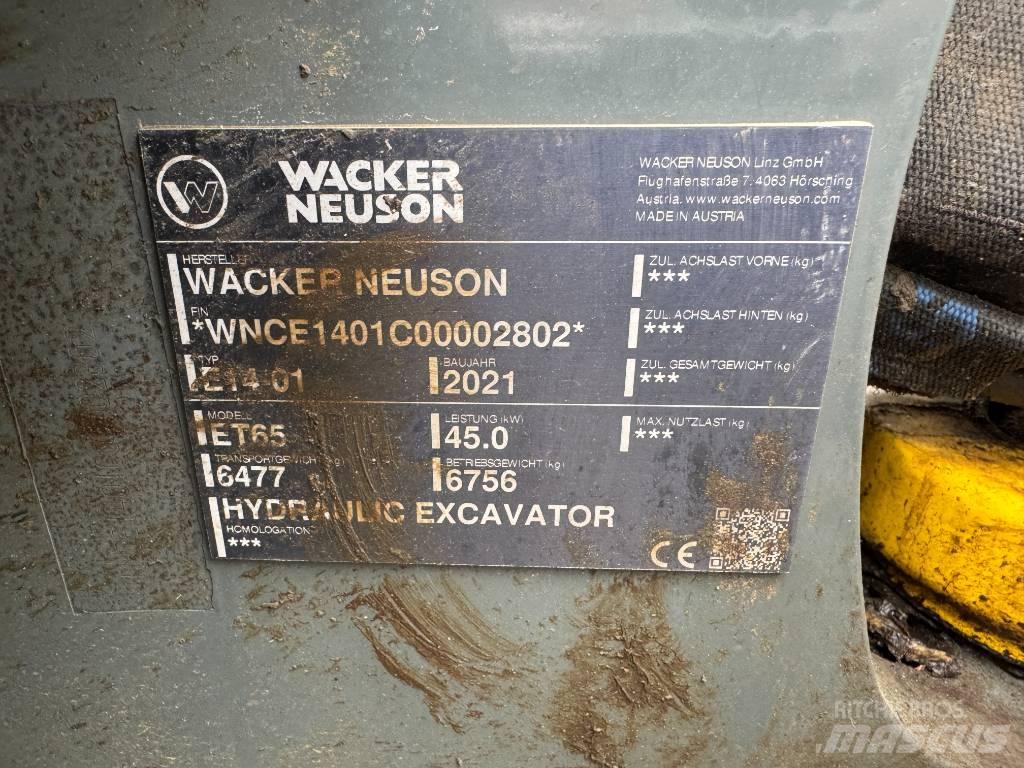 Wacker Neuson ET65 Εκσκαφείς με ερπύστριες