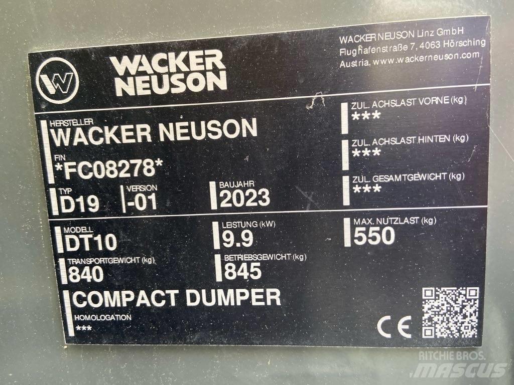 Wacker Neuson DT10 Ερπυστριοφόρα Dumpers - Ντάμπερ