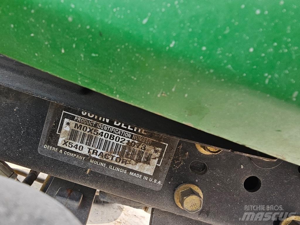 John Deere X 540 Τρακτέρ μικρών διαστάσεων