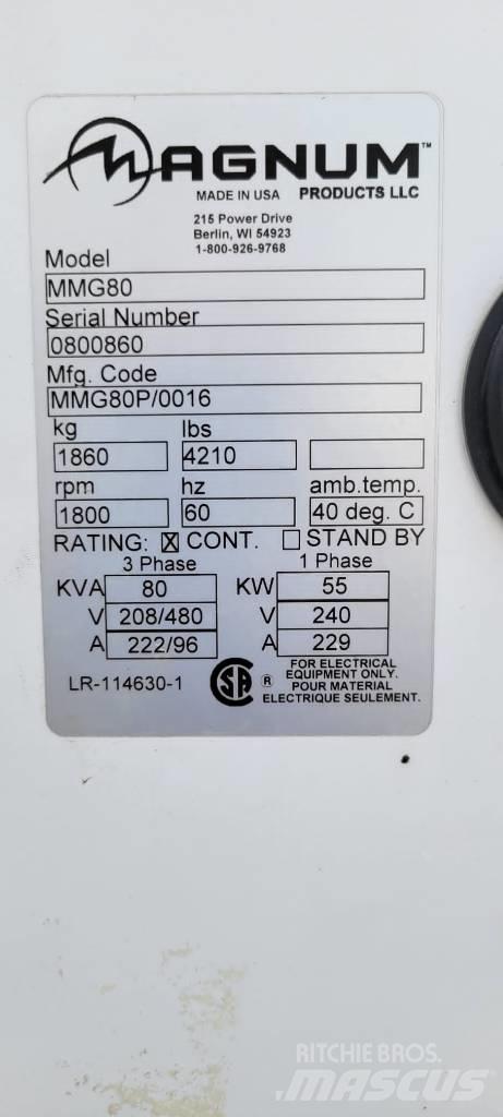 Magnum MMG 80 Γεννήτριες ντίζελ