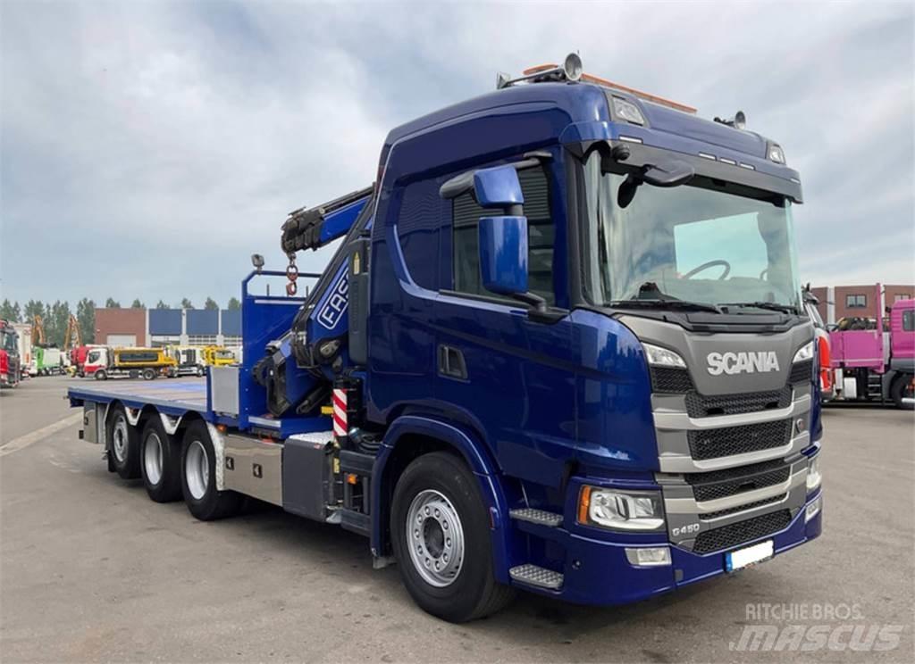 Scania G450 8X4 Φορτηγά με Γερανό