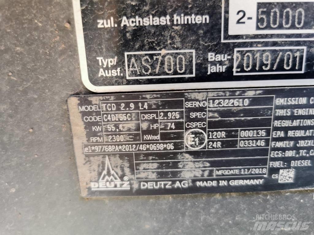 Mecalac AS 700 Φορτωτές με λάστιχα (Τροχοφόροι)