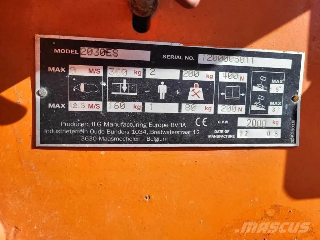 JLG 2030ES Ανυψωτήρες ψαλιδωτής άρθρωσης
