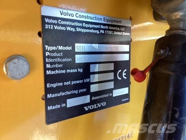 Volvo SD 75 B Οδοστρωτήρες μονού κυλίνδρου