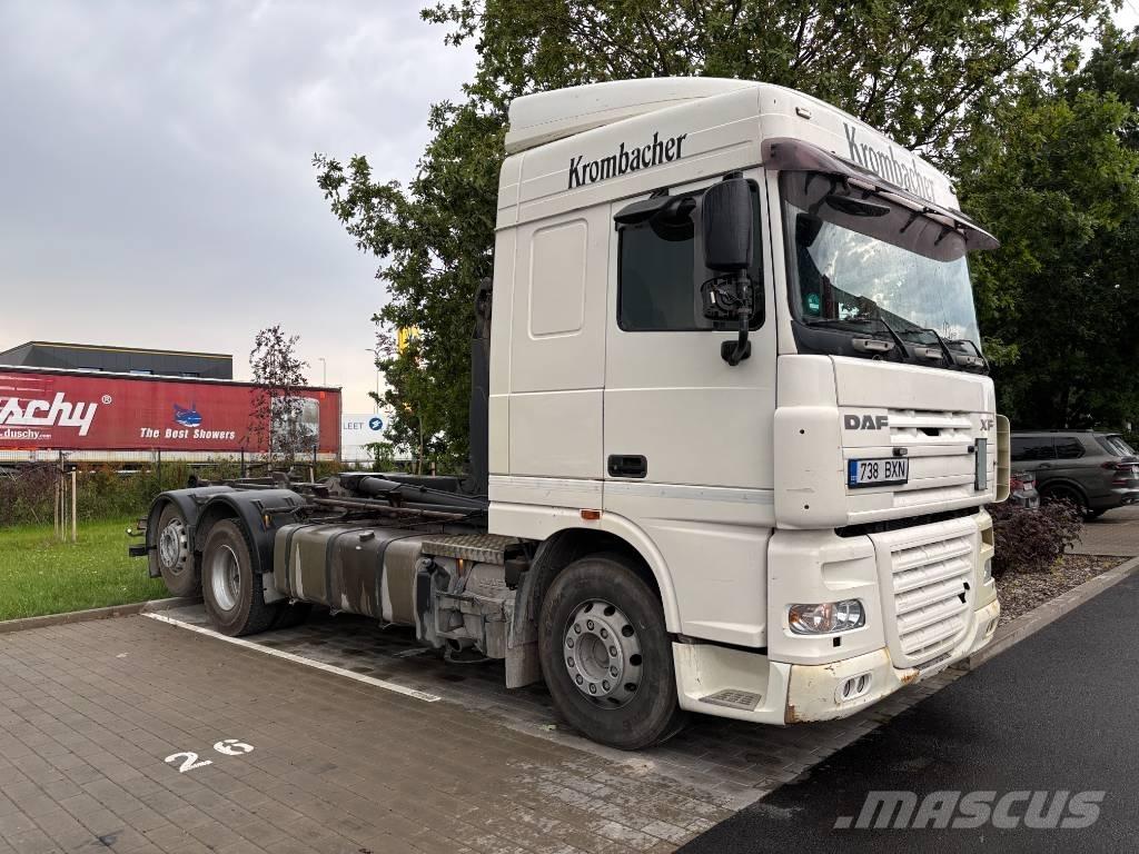 DAF XF 105 Φορτηγά ανατροπή με γάντζο