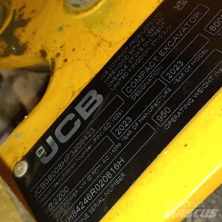 JCB 8008 Εκσκαφάκι (διαβολάκι) < 7t
