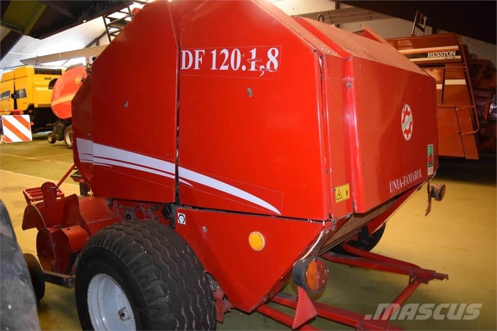 Unia DF 120.1.8 Πρέσες κυλινδρικών δεμάτων