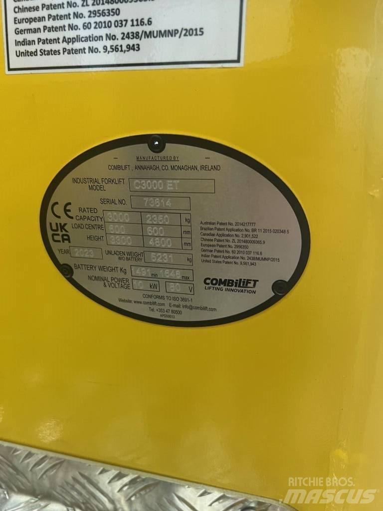 Combilift C3000ET Ηλεκτρικά περονοφόρα ανυψωτικά κλαρκ