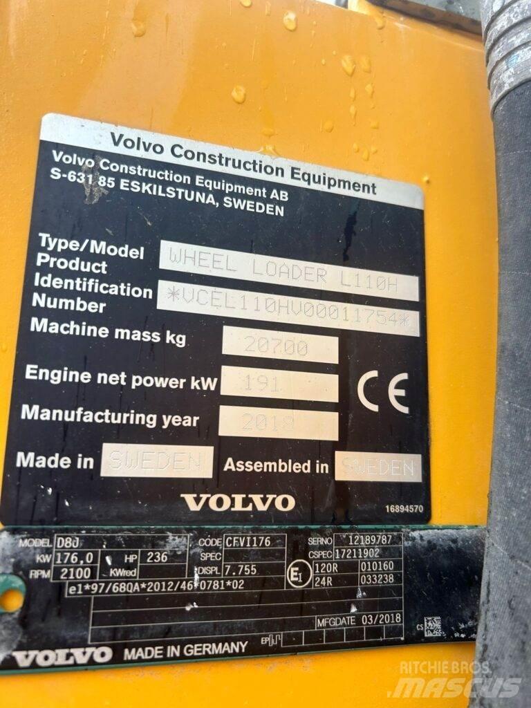 Volvo L110H Φορτωτές με λάστιχα (Τροχοφόροι)