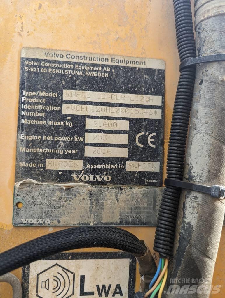 Volvo L 120 H Φορτωτές με λάστιχα (Τροχοφόροι)
