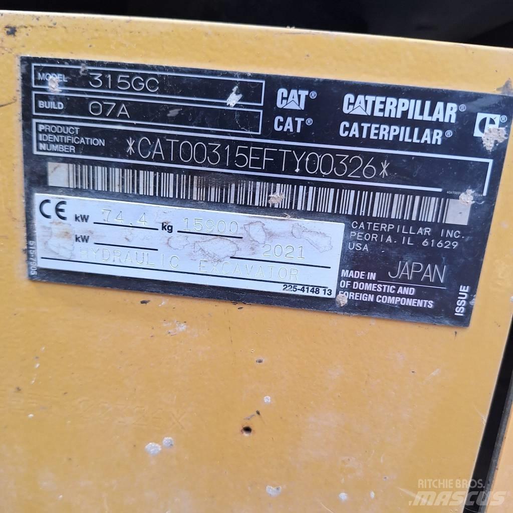 CAT 315 Εκσκαφείς με ερπύστριες