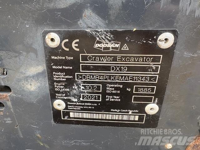Doosan DX 19 Εκσκαφάκι (διαβολάκι) < 7t